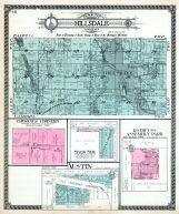 Hillsdale Township, Church's Corners, Austin, Shady Side, Rothfuss Assembly Park, Hillsdale County 1916 Published by Ogle